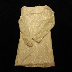 Awake Couture Lace Overlay Cocktail Dress